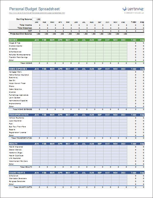 free downloadable excel budget spreadsheet